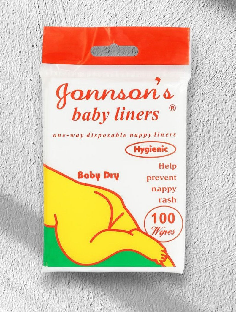 Johnsons Baby Liners 100 Pcs - Sunshine