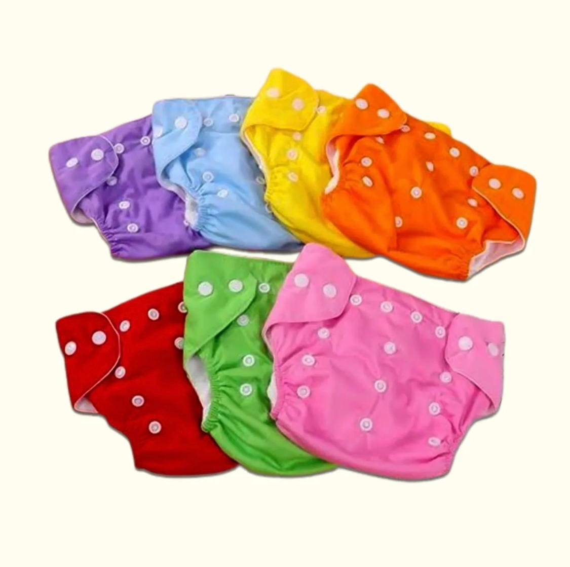 Adjustable Washable Reusable Cloth Diaper + Innering