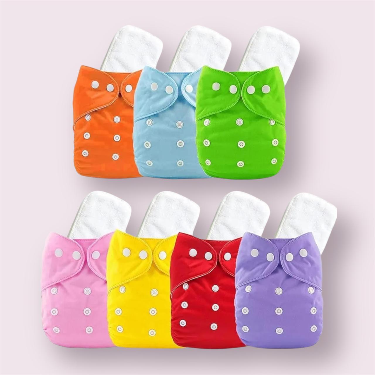 Adjustable Washable Reusable Cloth Diaper + Innering