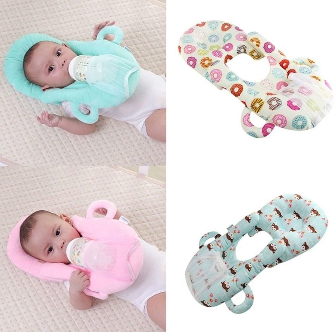 Baby Feeding Pillow with Detachable Feeder Holder